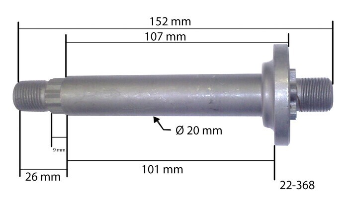 Teravõll MTD 152mm