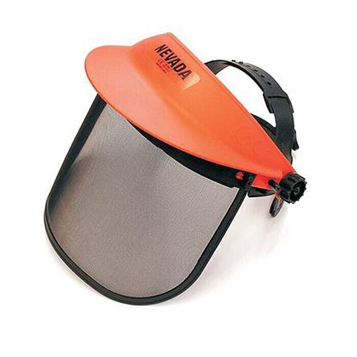 Protective visor with headband, net