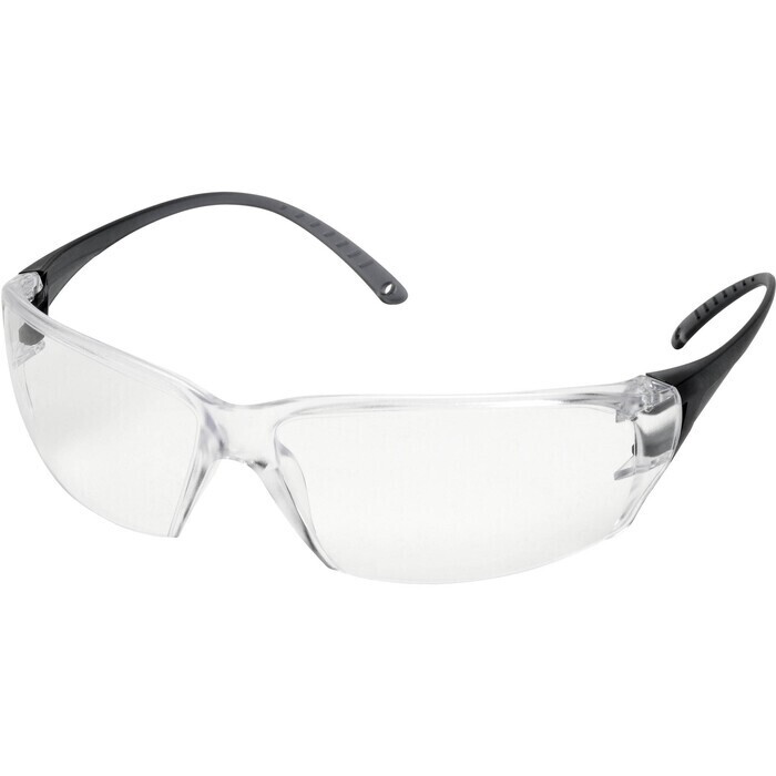 Helium safety glasses, clear glass