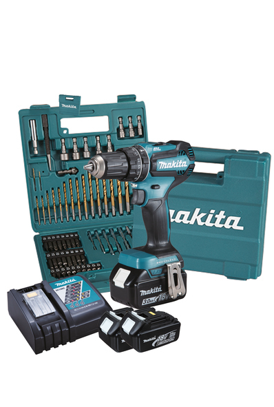 Löögiga akutrell Makita DHP485FJX1 – 2 akuga