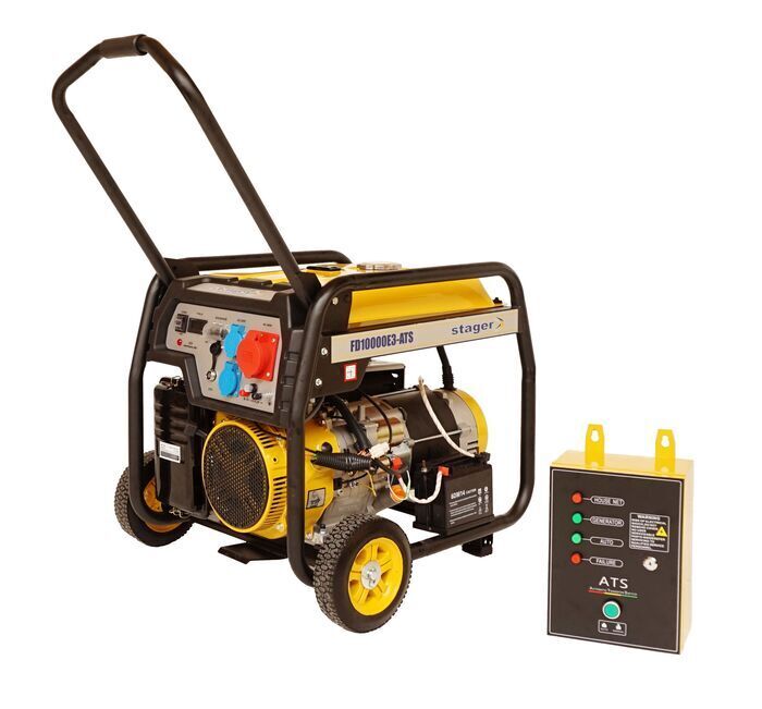 Power Generator FD 10000E3 - 8kW, three-phase, petrol, electric start +ATS automation Stager