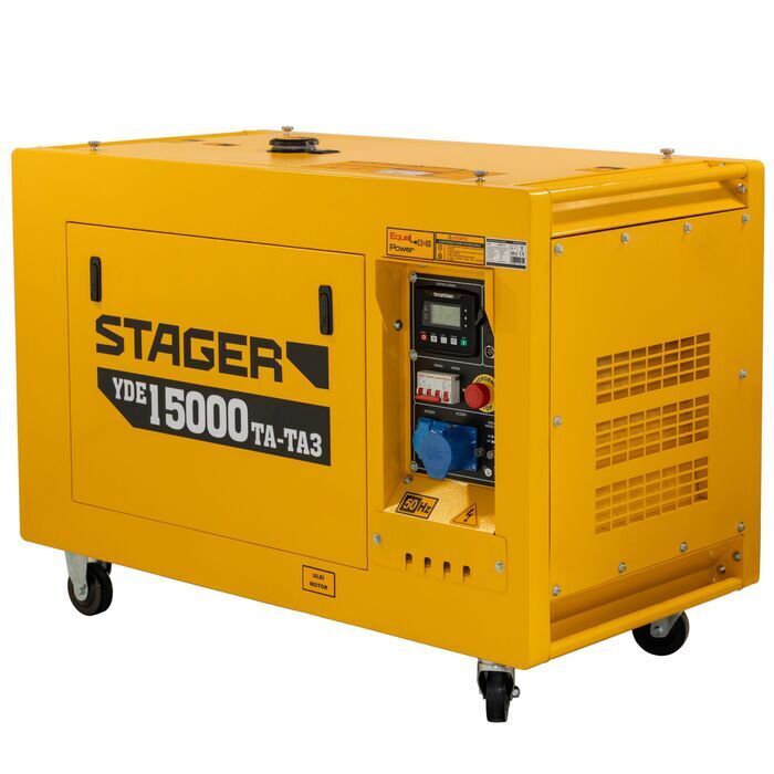 Elektrigeneraator YDE15000TA-TA3 - 11,5kW, 400V/230V ümberlülitusega, diisel, heli summutav korpus - Stager