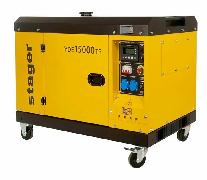 Elektrigeneraator YDE15000T3 - 11,2kW, kolmefaasiline, diisel, heli summutav korpus - Stager