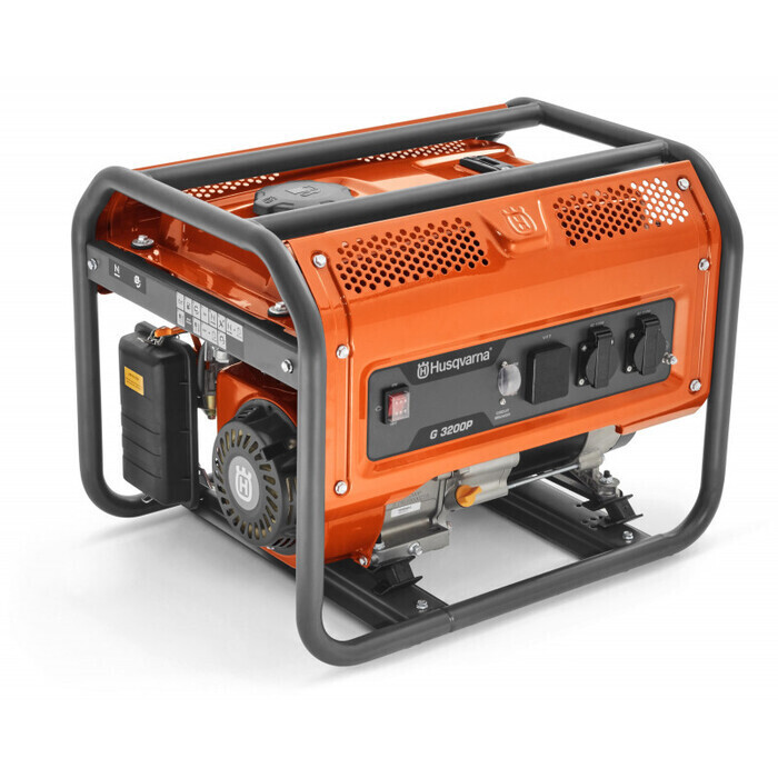 Elektrigeneraator G3200P - 2.8kW, ühefaasiline, bensiin, käsistart - Husqvarna