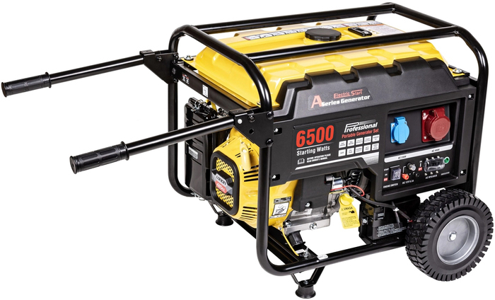 Power Generator LC6500D-AS - 5,5kW, three-phase, petrol, electric start - Loncin