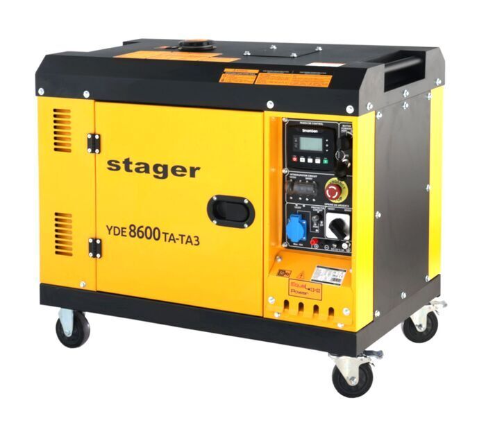 Elektrigeneraator YDE8600TA-TA3 - 6kW, 400V/230V ümberlülitusega, diisel, heli summutav korpus - Stager