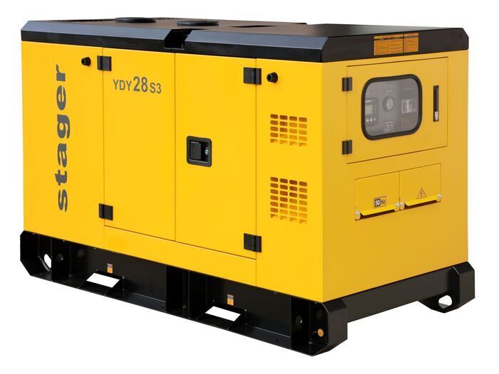 Elektrigeneraator YDY28S3 - 22kW, kolmefaasiline, diisel, heli summutav korpus - Stager