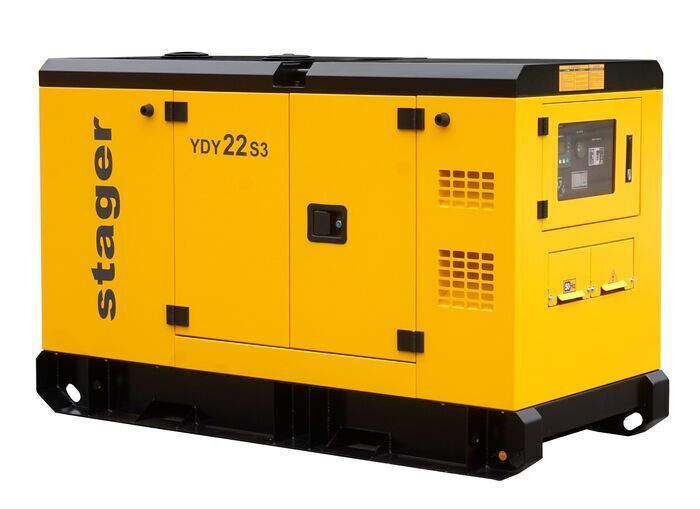 Elektrigeneraator YDY22S3 - 18kW, kolmefaasiline, diisel, heli summutav korpus - Stager