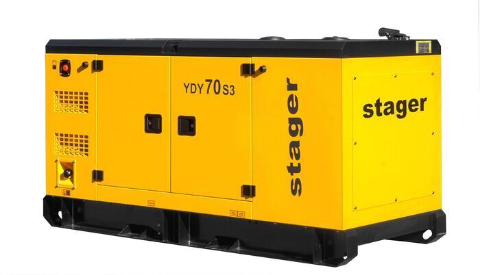 Power Generator YDY70S3 - 56kW, three-phase, diesel, soundproof - Stager