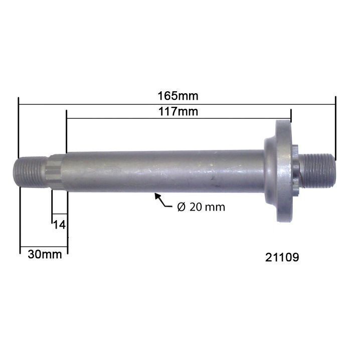 Spindle Shaft MTD 165 mm - 738-06414