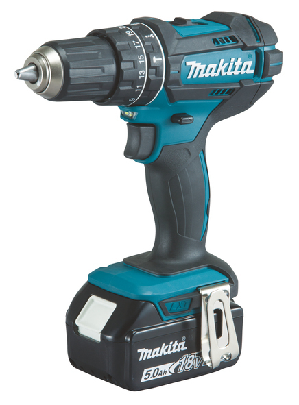 Löögiga akutrell Makita DHP482RTJ – 2 akuga