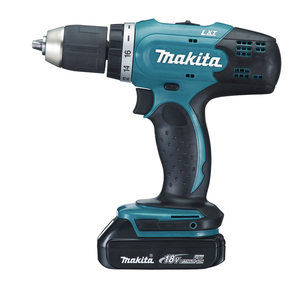 Akutrell Makita DDF453SYE - 2 akuga