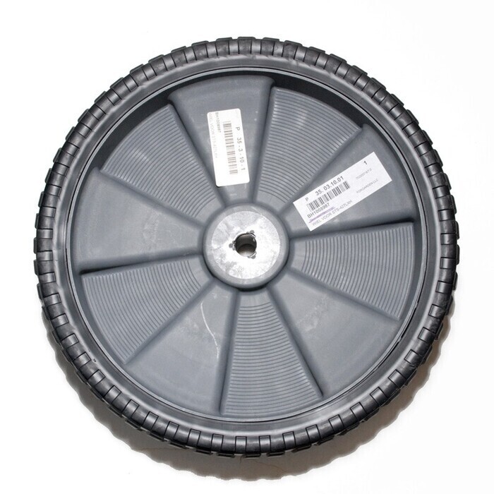 Wheel 306mm, sweeper, with 60 teeth